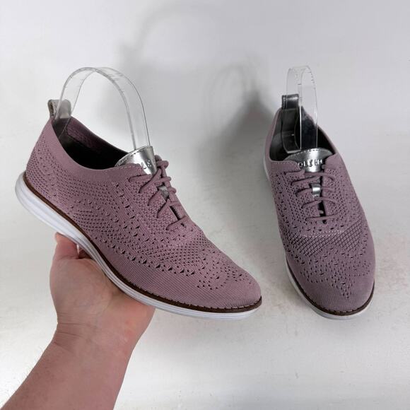 Cole Haan Shoes - Cole Haan OriginalGrand Wingtip Oxfords Women's 7 Purple Stitchlite Comfort
